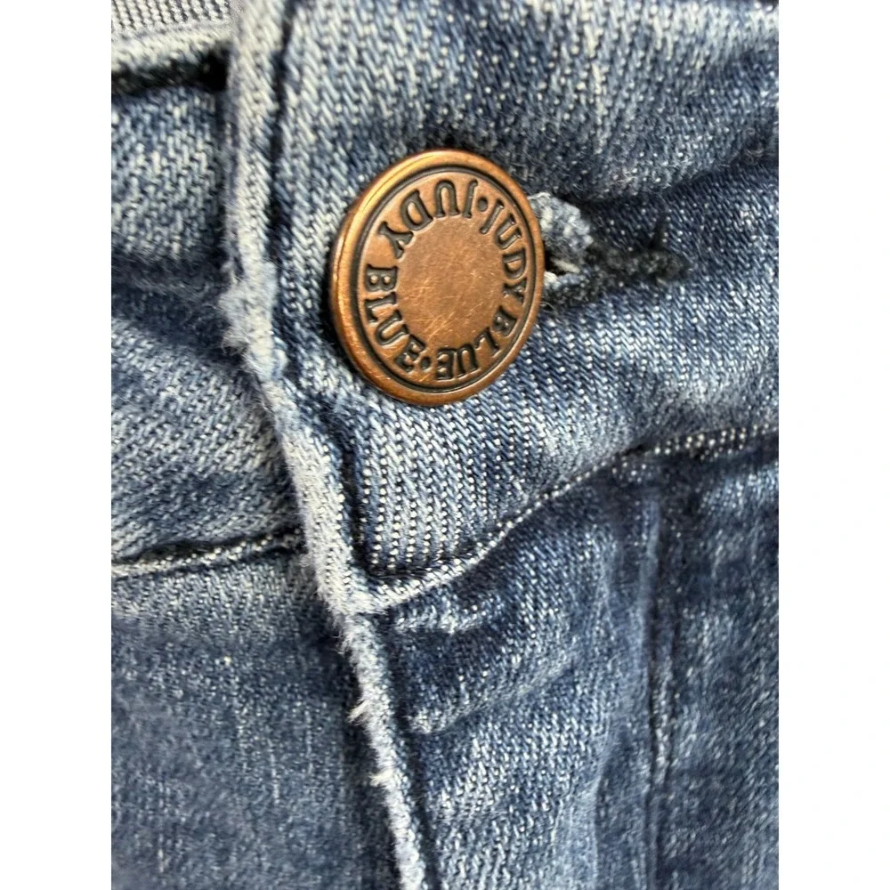 Judy Blue Skinny Jeans Womens Blue High‎ Rise Stretch 33x27